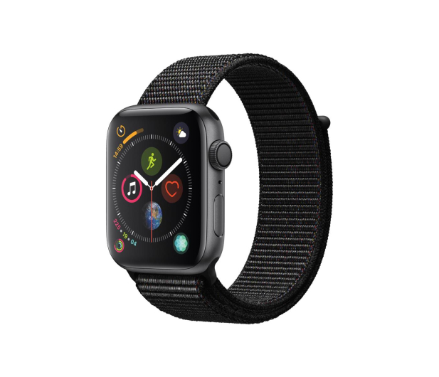 Apple Watch 4 44/SpaceGray Aluminium/Black Sport Lo GPS - 448666 - zdjęcie